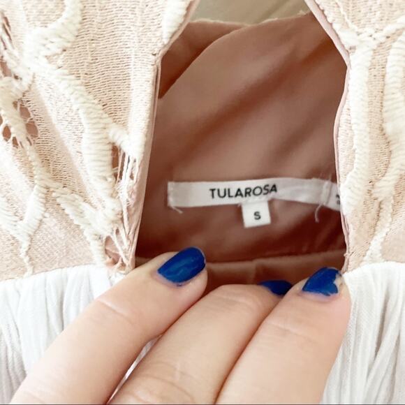 Tularosa Blush Pink Bryce Crepe Maxi Dress Size S - Picture 4 of 8